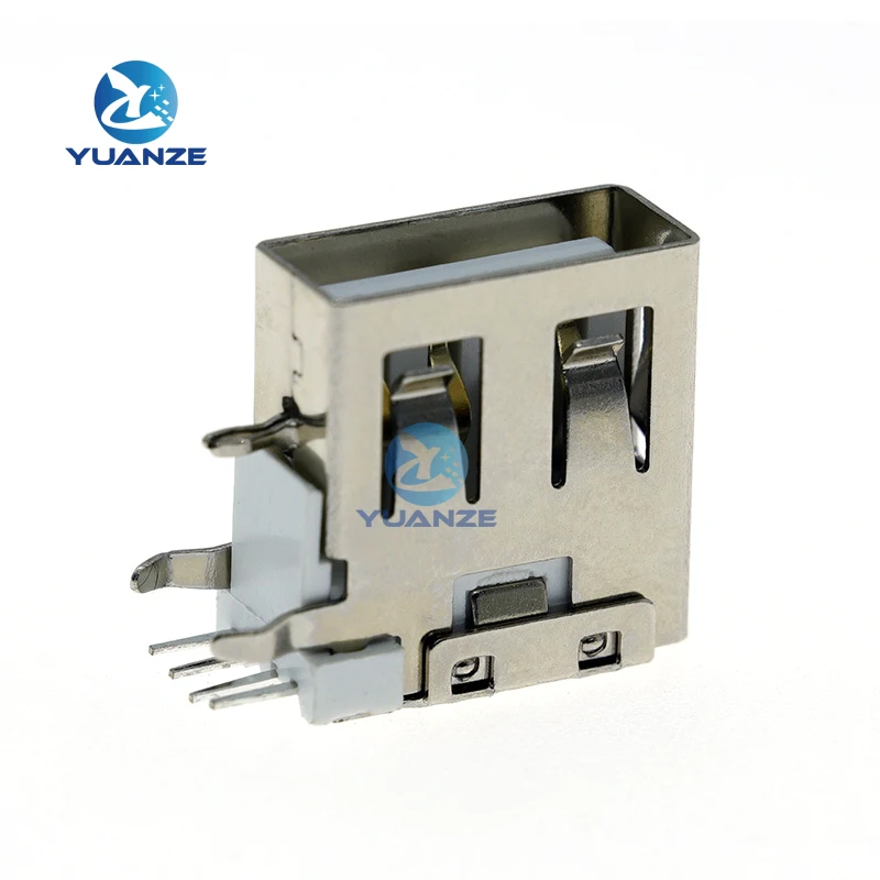 10 USB 2.0 motherboard mounting Socket connector USB vertical side insert female hole connector short 90 degrees