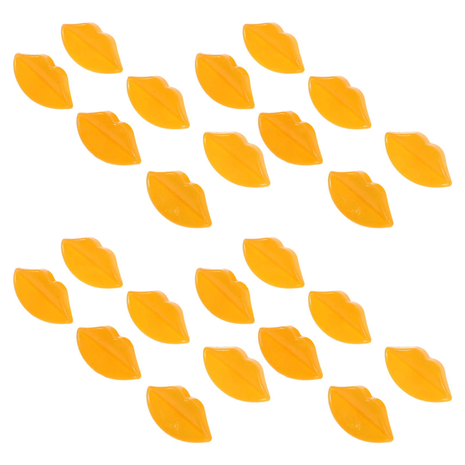 

100Pcs Mini Plastic Mouth Parts Flatback Lip Shape Mouth Replacement for Craft Crochet Animal Bear Puppet Making Accessories