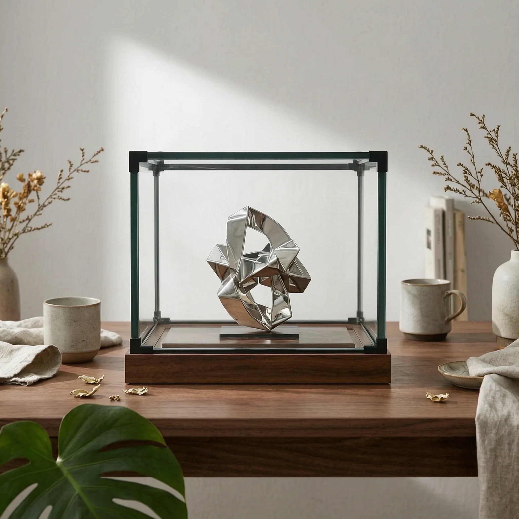 Display Case Acrylic - Kotak Display Akrilik dengan Bingkai Logam