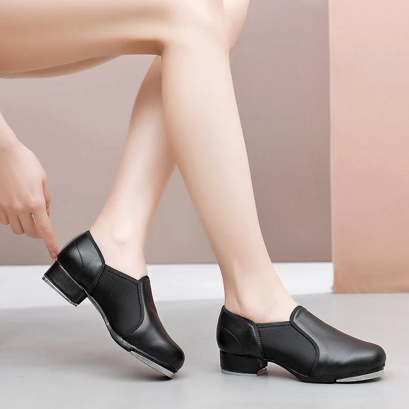XIHAHA New Male Fashion Leather Shoe Latin Dance Shoes Modern Men Ballroom Tango Children Man Shoes Color Teacher Shoes Sneaker