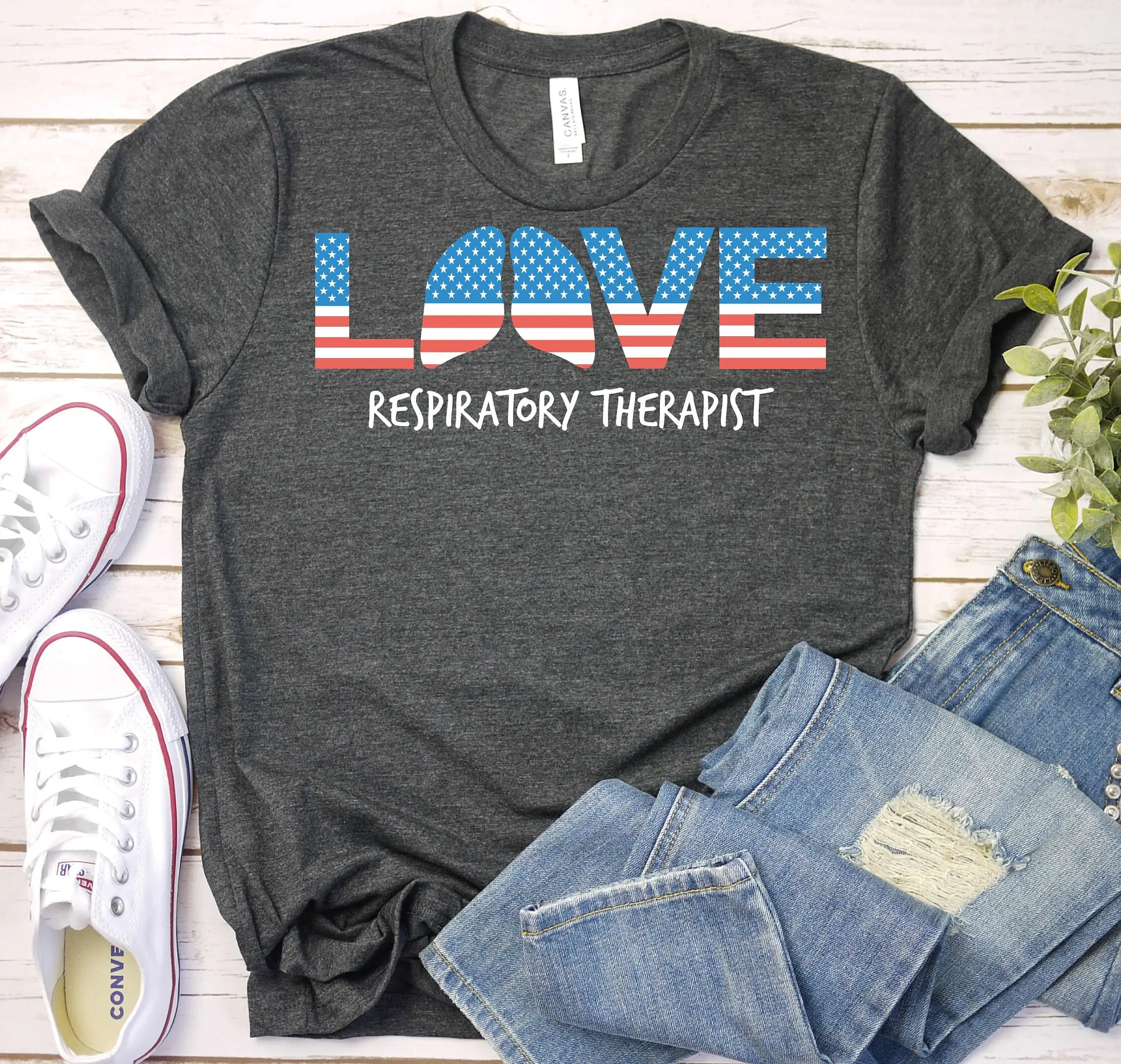 Respiratory Therapist 4Th Of July T Shirt Pulmonologist Rt Patriotic Nurse Therapy Independence Day Life