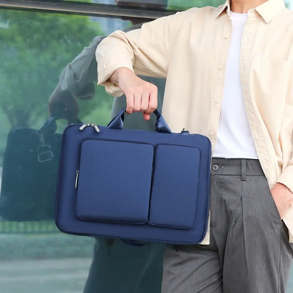 

Fashion Protable Laptop Handbag Sleeve Case Briefcases Notebook Pouch Shockproof Wear Resitant Laptop Case Business
