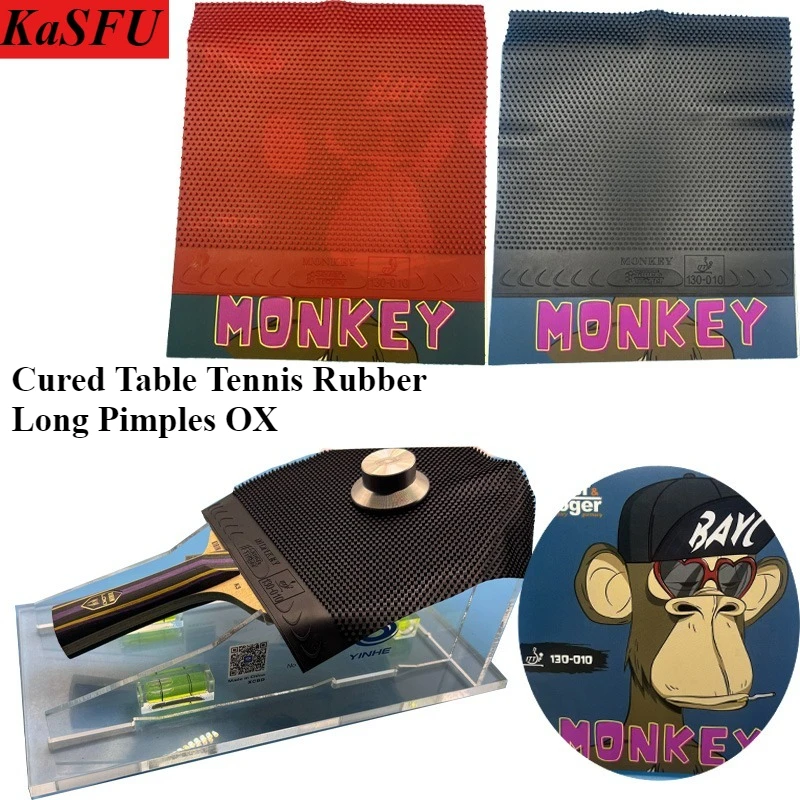 

KaSFU Cured OX Table Tennis Rubber Long Pimples Weird Anomalous Rotation Anti Spin Without Sponge Offensive Ping Pong Rubber