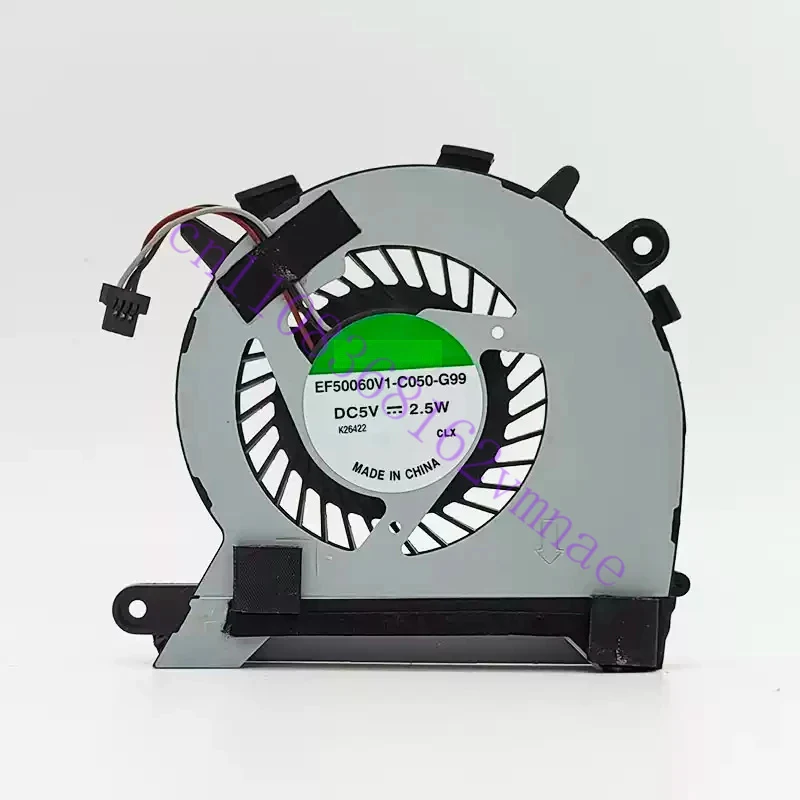 Ventilador de refrigeración de CPU para ordenador portátil Toshiba U840 U845 EF50060V1-C050-G99 DC5V