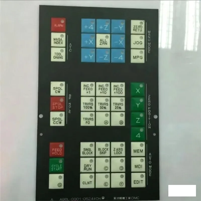 A98L-0001-0524#J #T #S 02 #CH CX CNC HMI Membrane Keypad buttons for Fanuc Machine Operator Panel