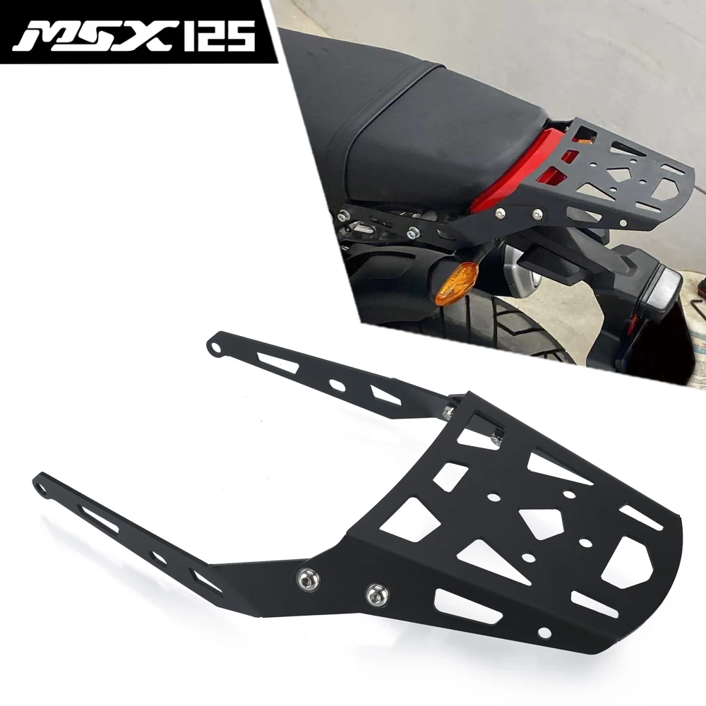 

For Honda MSX 125 MSX125 GROM125 2021-2022-2023-2024 Motorcycle Rear Luggage Rack Holder Rear Seat Luggage Rack Support Shelf