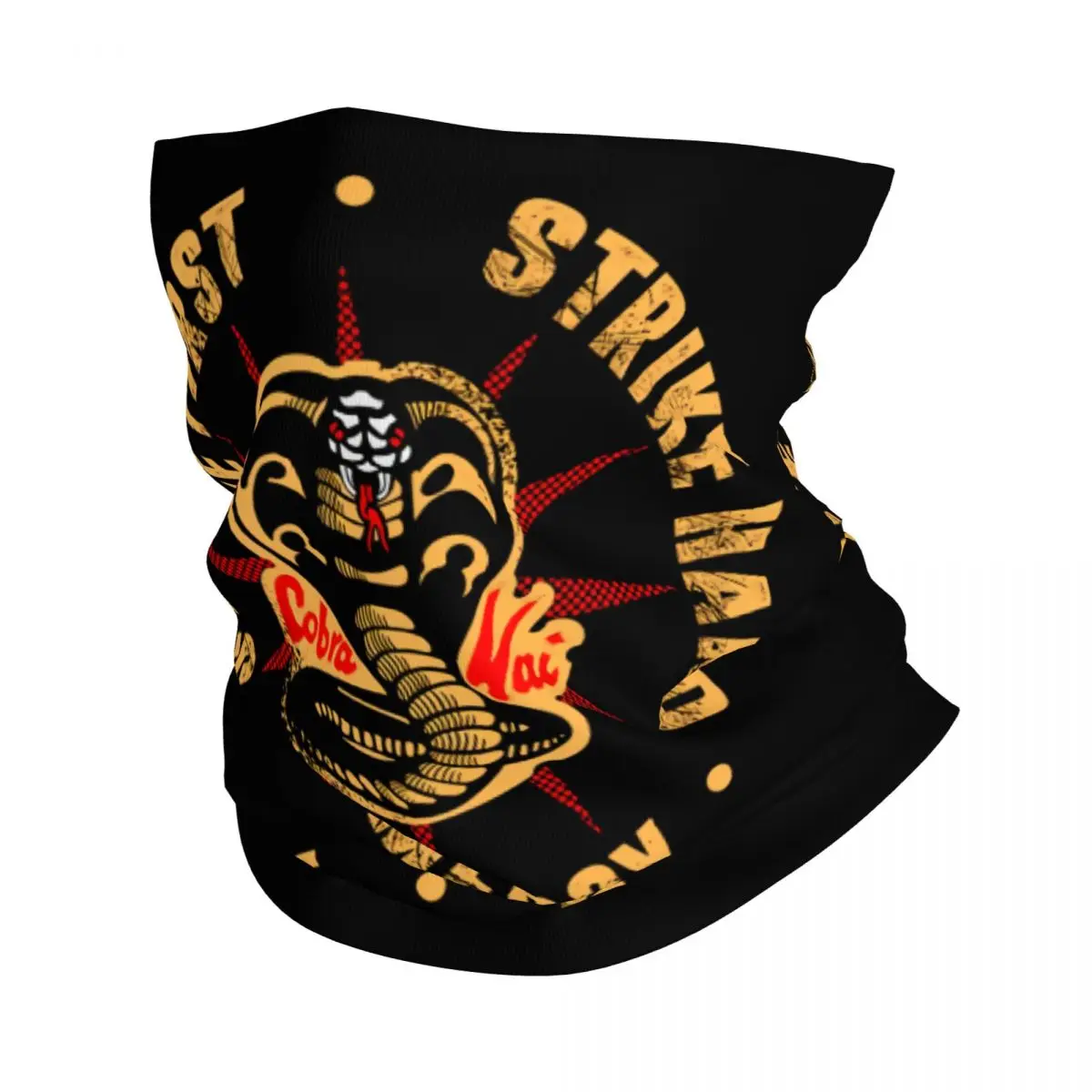 Strike First No Mercy Scarf Neckerchief Neck Face Mask Polyester