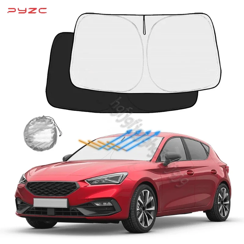 

Для Seat Leon 2012-2016 2017 2018 2019 2020: Автоаксессуары, солнцезащитный козырек на переднее и заднее стекло, накладка-дефлектор на лобовое стекло автомобиля, защита от солнца