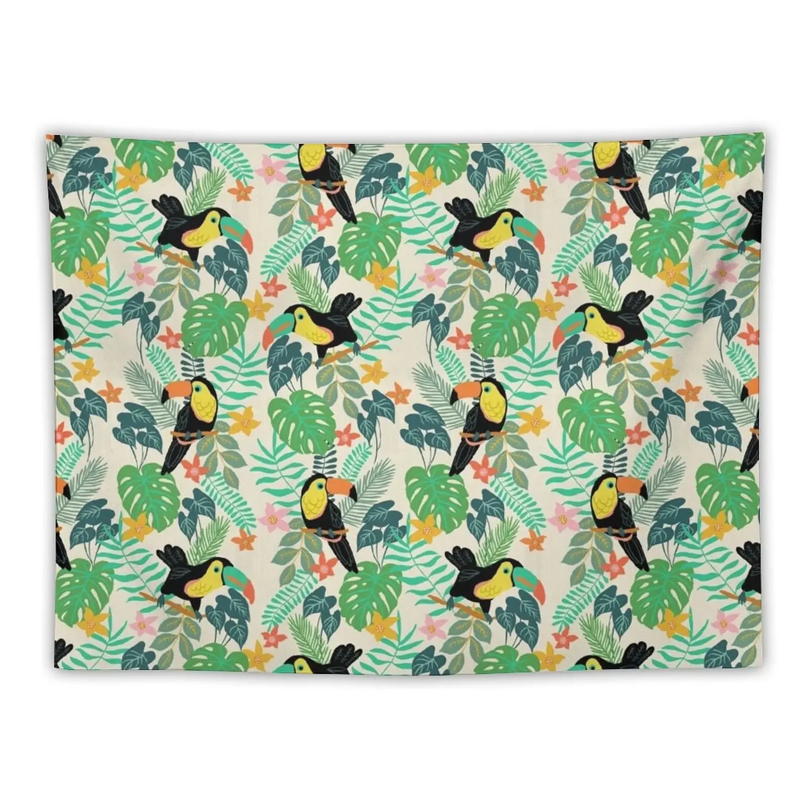 Toucan Island Tapestry Decoration Home Decorations For Room Wall Mural Tapestry