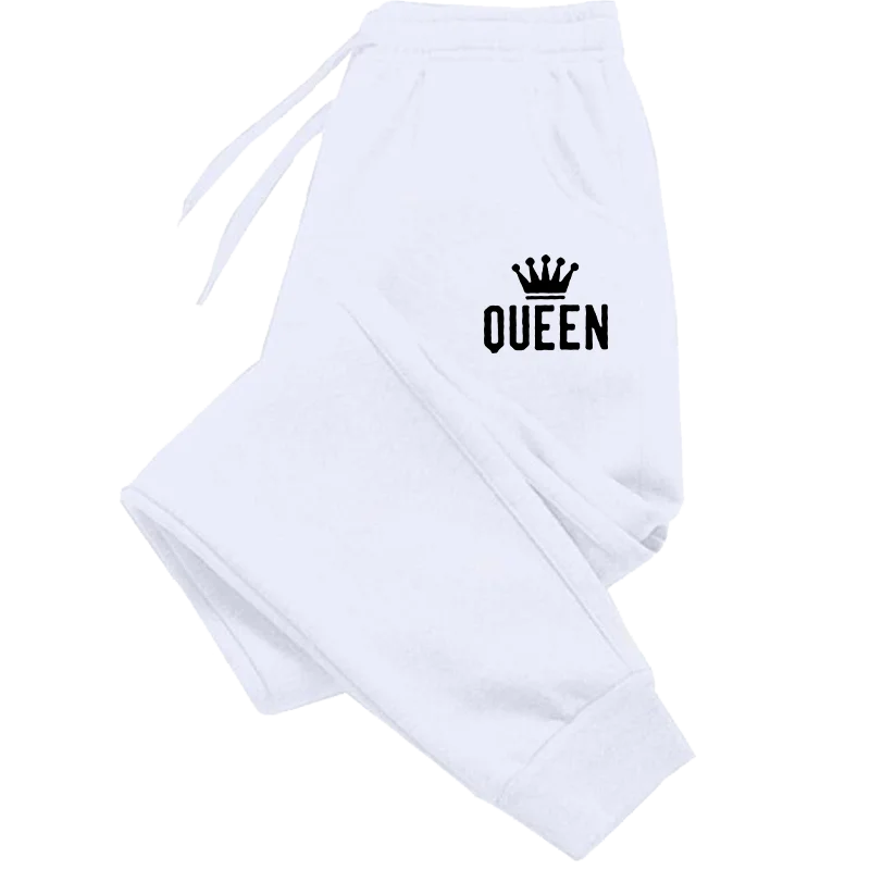 Queen Print Pants Women's Sports Pants Summer Clothes Women 2024 Sweatpants Woman Clothing Slacks Trousers Womens Pant Jeans