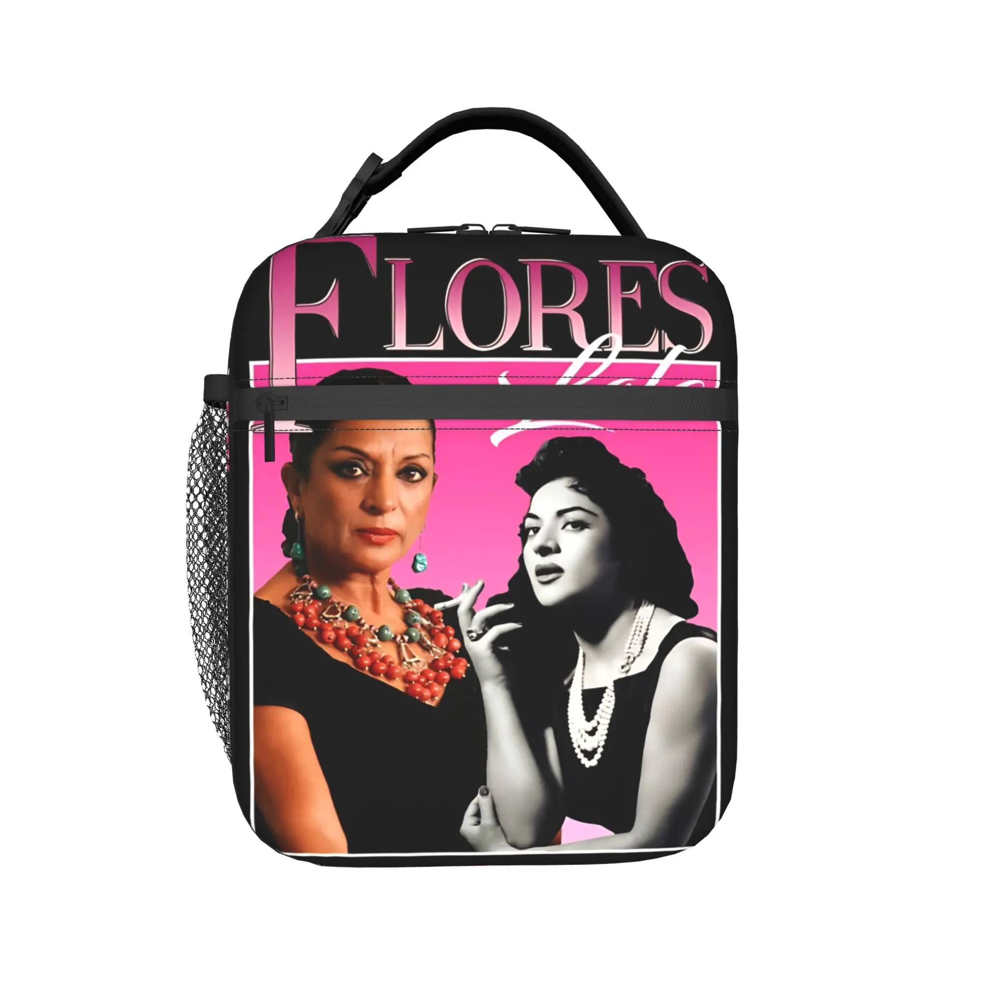 Lola Flores Spanish Dancer Lunch Bag For Unisex Print Lunch Box Funny Outdoor Picnic Cooler Bag Portable Zipper Tote Food Bags