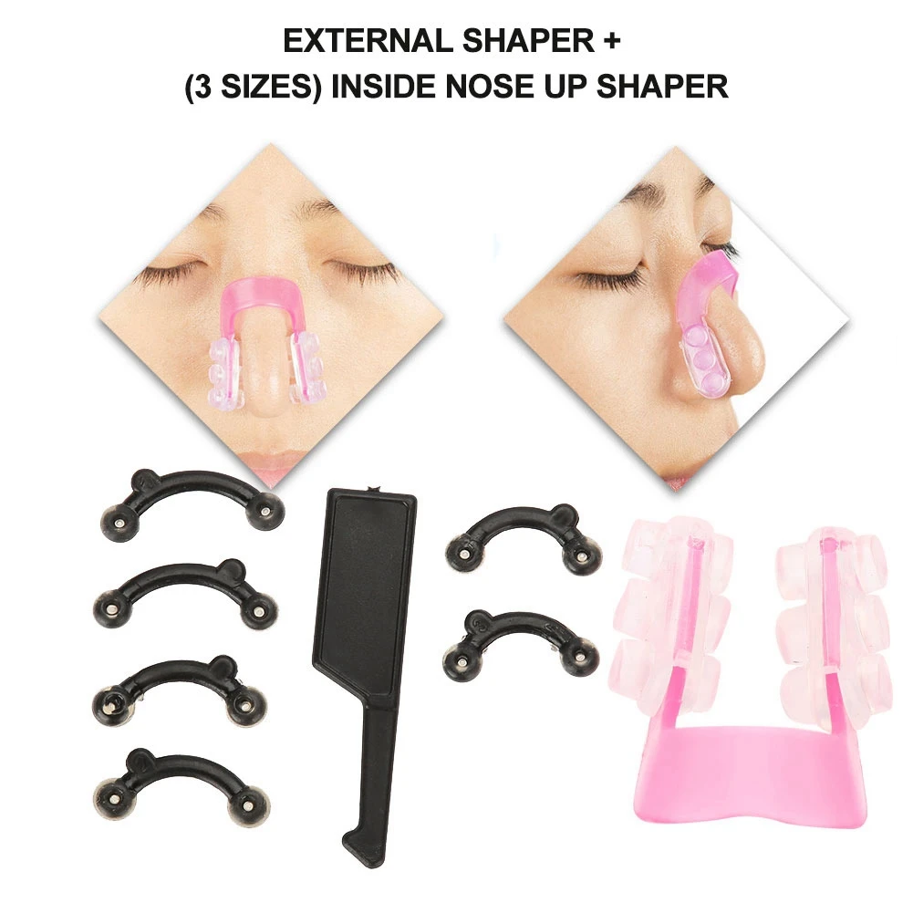 Nose Shaper Newest Nose Shaper Lifter Up Clipper Tool External Shaper (3 sizes) Inside Nose Up Shaper Face Beauty Care Tools