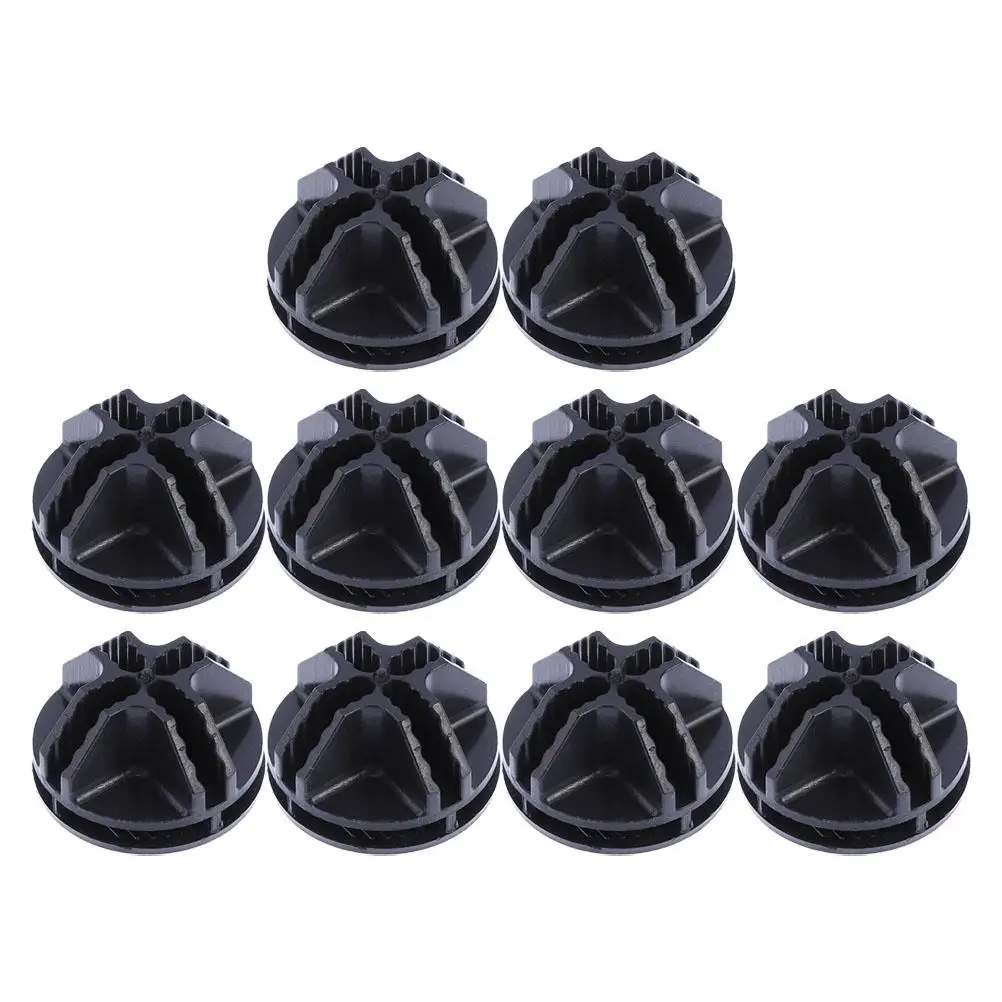 

30pcs Cube for Wire Cube Organizer Connector Modular Closet Wire Grid Organizer Black Plastic Storage Shelves ABS Reusable