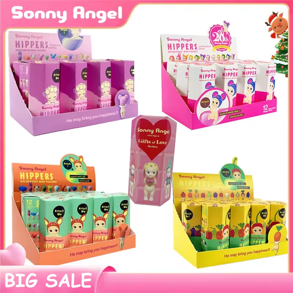 

New Hot Sonny Angel Gifts Of Love Series Model Limited Collection Figure Cartoon Desktop Blind Box Xmas Valentine'S Day Gift Toy