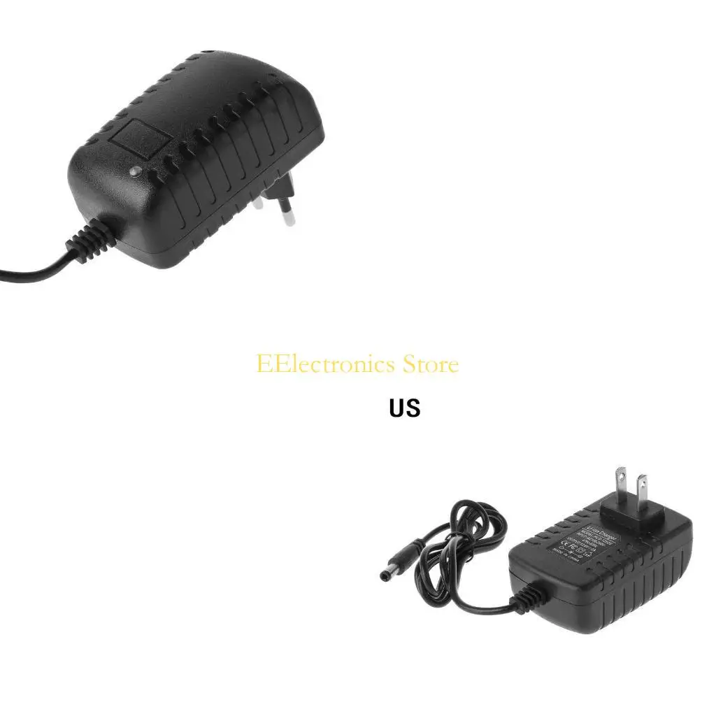 B03C Battery Charger 12.6V for DC 2A Intelligent Lithium Li-on Power Adapter EU US Plug Transformer EU/US Plug 100V-240V Volt