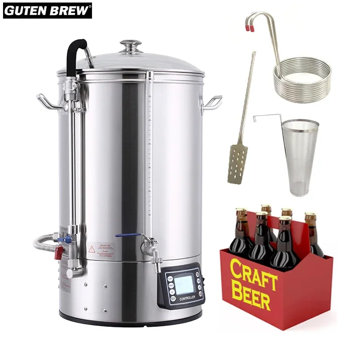 

Guten 40L 50L 70L Anti-burn beer Micro brewery/Stainless Steel 304 Home Craft Beer Brewing Equipment