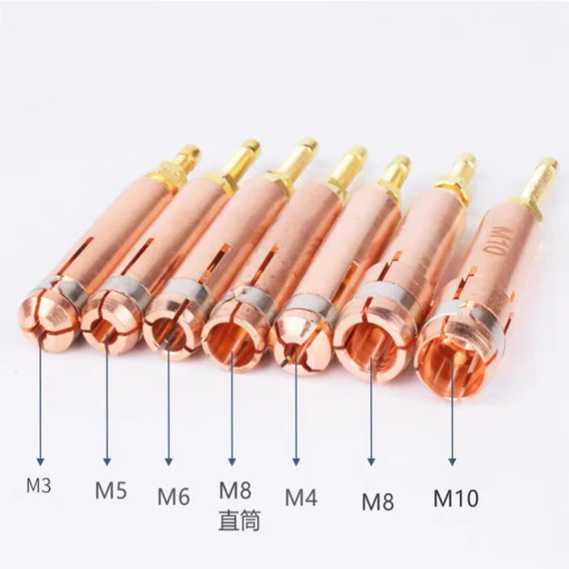 Capacitor Discharge CD Stud Welding Gun Collet Chuck M3 M4 M5 M6 M8 M10 Torch Parts for Stud Welding Machine