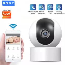 GauTone-Baby Monitor com Alertas de Atividade, Câmera de Vigilância, Visão Noturna, Wi-Fi, Câmera IP para Tuya Smart Life, PG107, PG103, 1080P