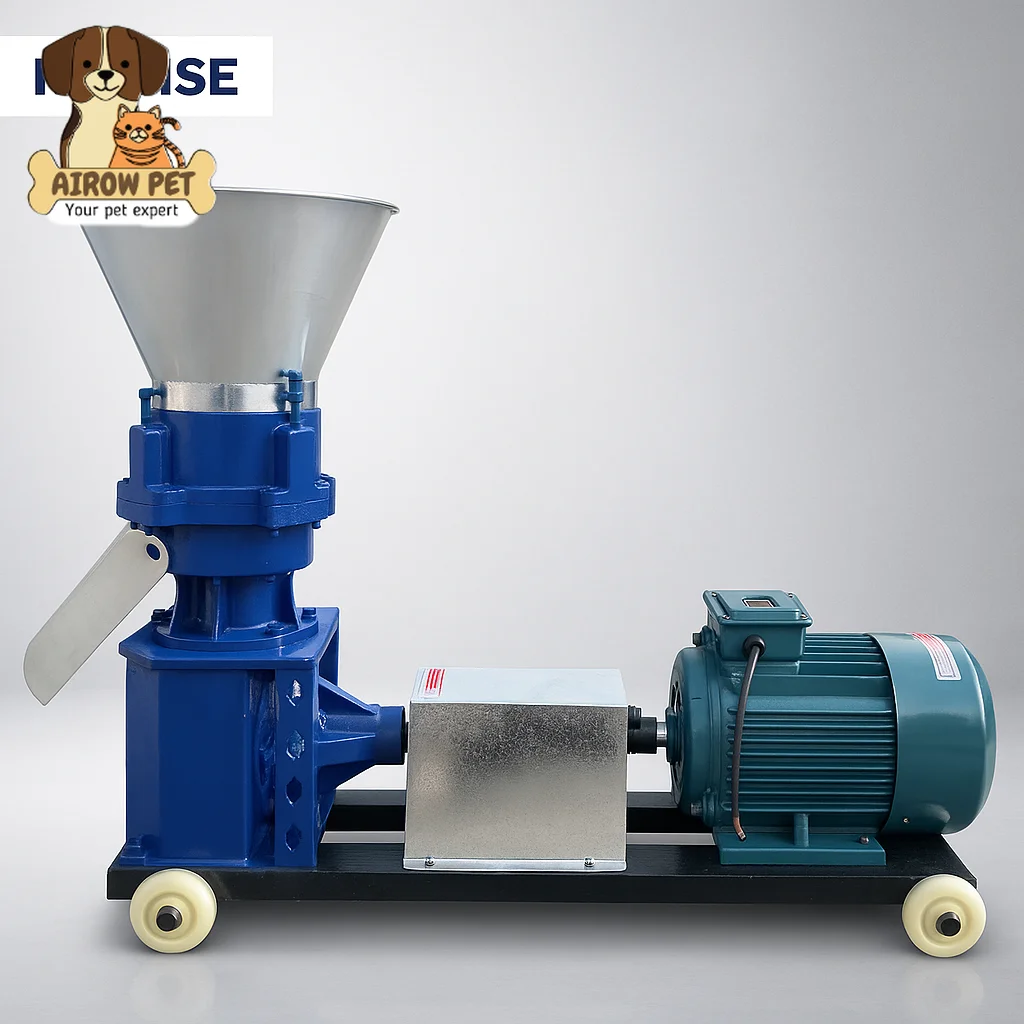 AIROW Feed Pellet Machine for Chicken Pig and Cattle Feed Making Using Corn Soybean and Other Farm Materials
