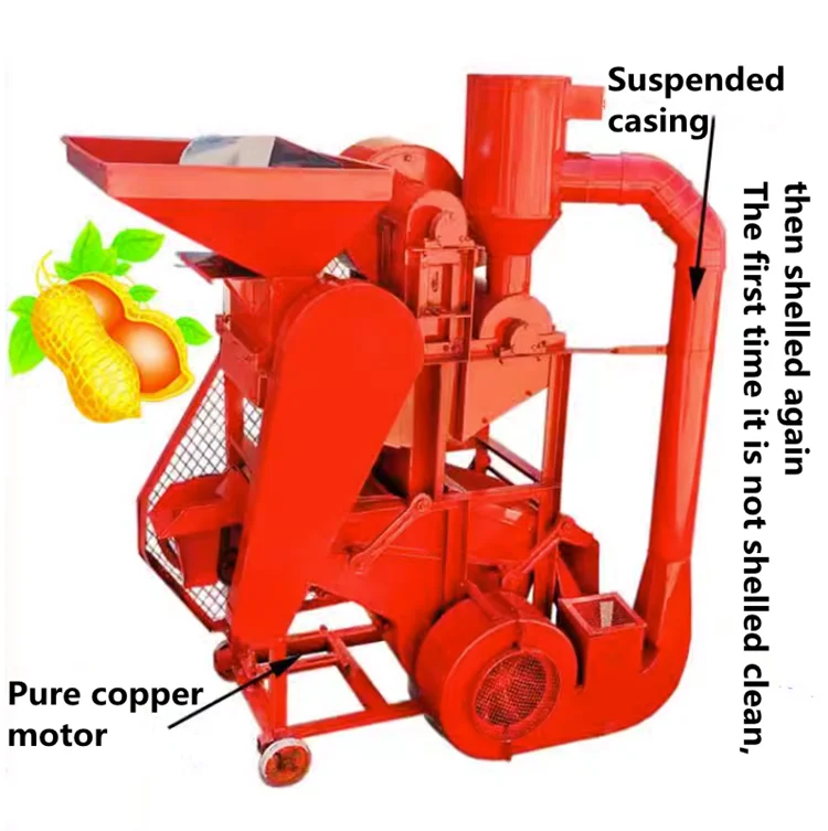 2026 CZJHot Selling High Efficiency Home Use Small Peanut Sheller Ground Husker Husking Machine/ Peanut Sheller Machine For Sale