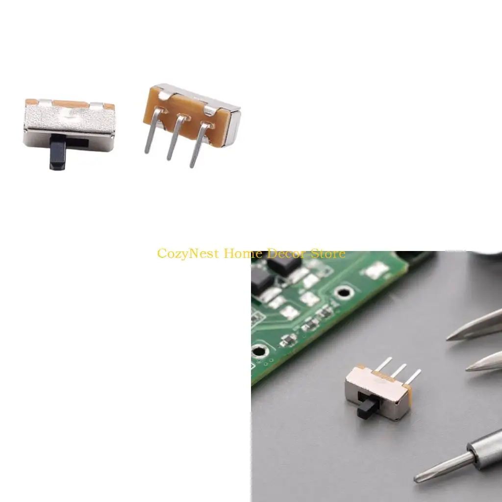 92MF SS12D005 3-контактные ползунковые переключатели, небольшие тумблеры для пайки, ремонтные работы