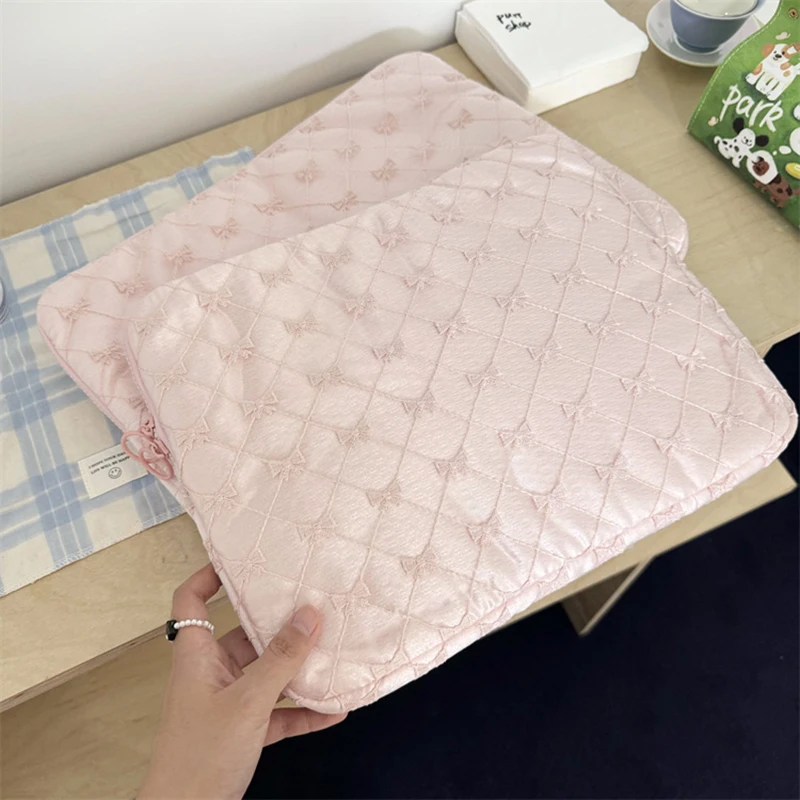 Korean version Table Sleeve Bag 11 13.3 14 15 15.6 Inch For  Ipad Air Pro11 Xiaomi Pad 5 6 Macbook Samsung Soft Laptop Bag