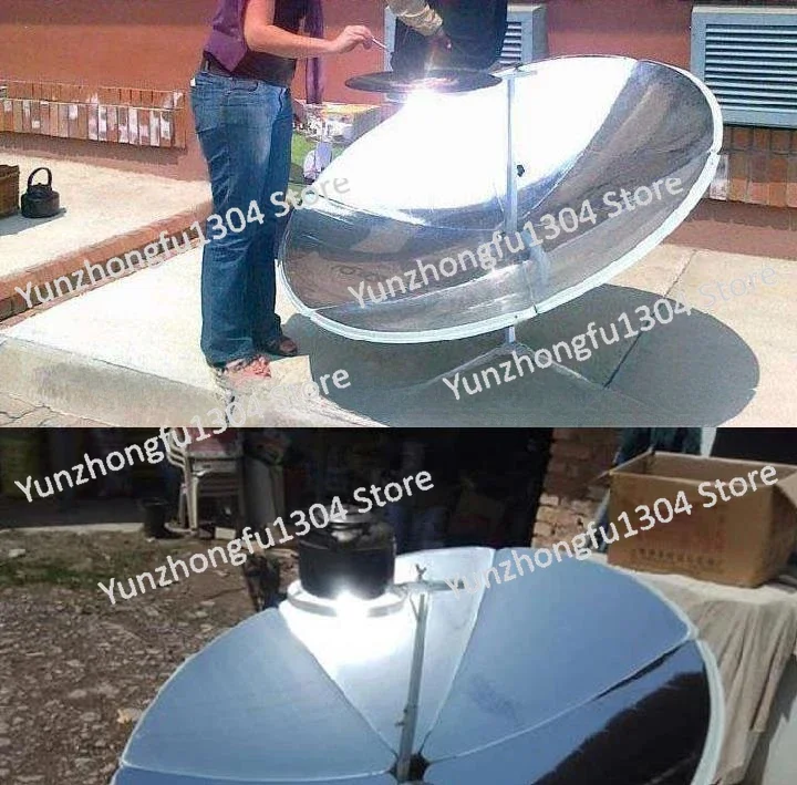 Chassis Solar Furnace Stable Hot Water Outdoor Lengthened Spotlight New Energy Portable  Oven Automatic Tracking Stove