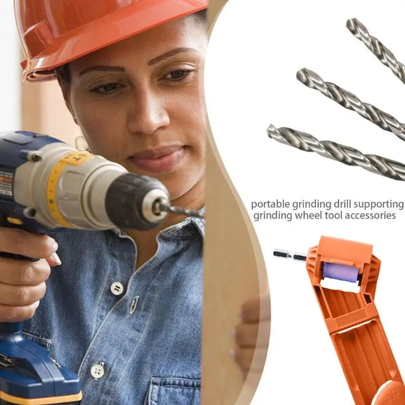 Dropshipping Portable Drill Bit Sharpener Corundum Grinding Wheel 2-12.5mm for Grinder Tools for Drill Sharpener Power Tool
