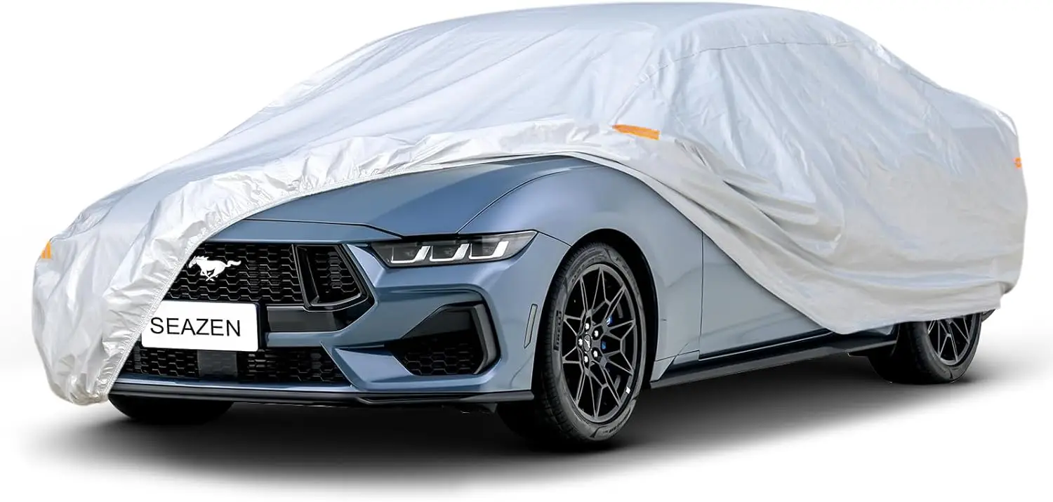 

Heavy Duty Waterproof Universal Car Cover for Coupe, Fits Up to 200 Inches, All-Weather Protection