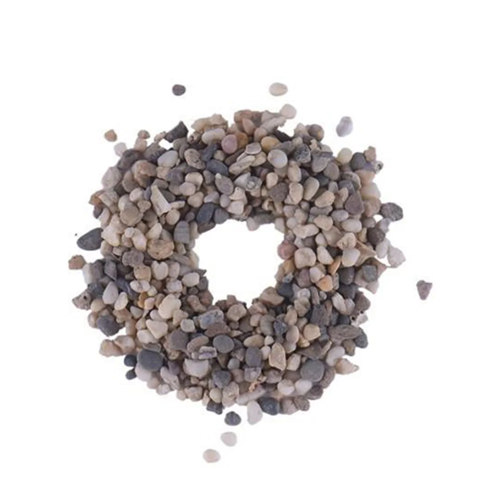 River Stones Pebbles Gravel: 2 Bags Polished Pebble Decorative Smooth Gravel Outdoor Decorative Stones for Aquarium Landscaping