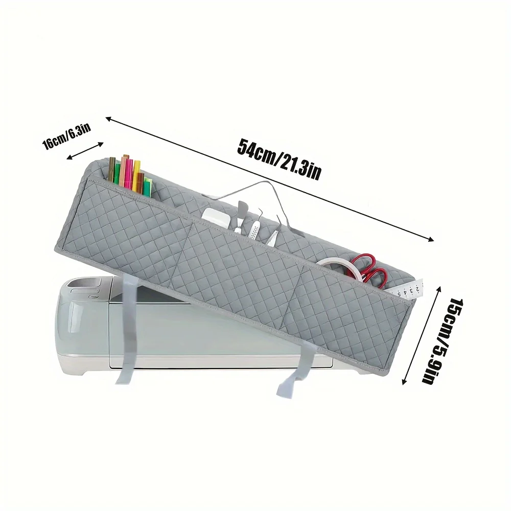 for Cricut Maker Cover Folding Copiers Protective Cover Rainproof Washable Waterproof Multipurpose with Pocket Printer Dust Cove
