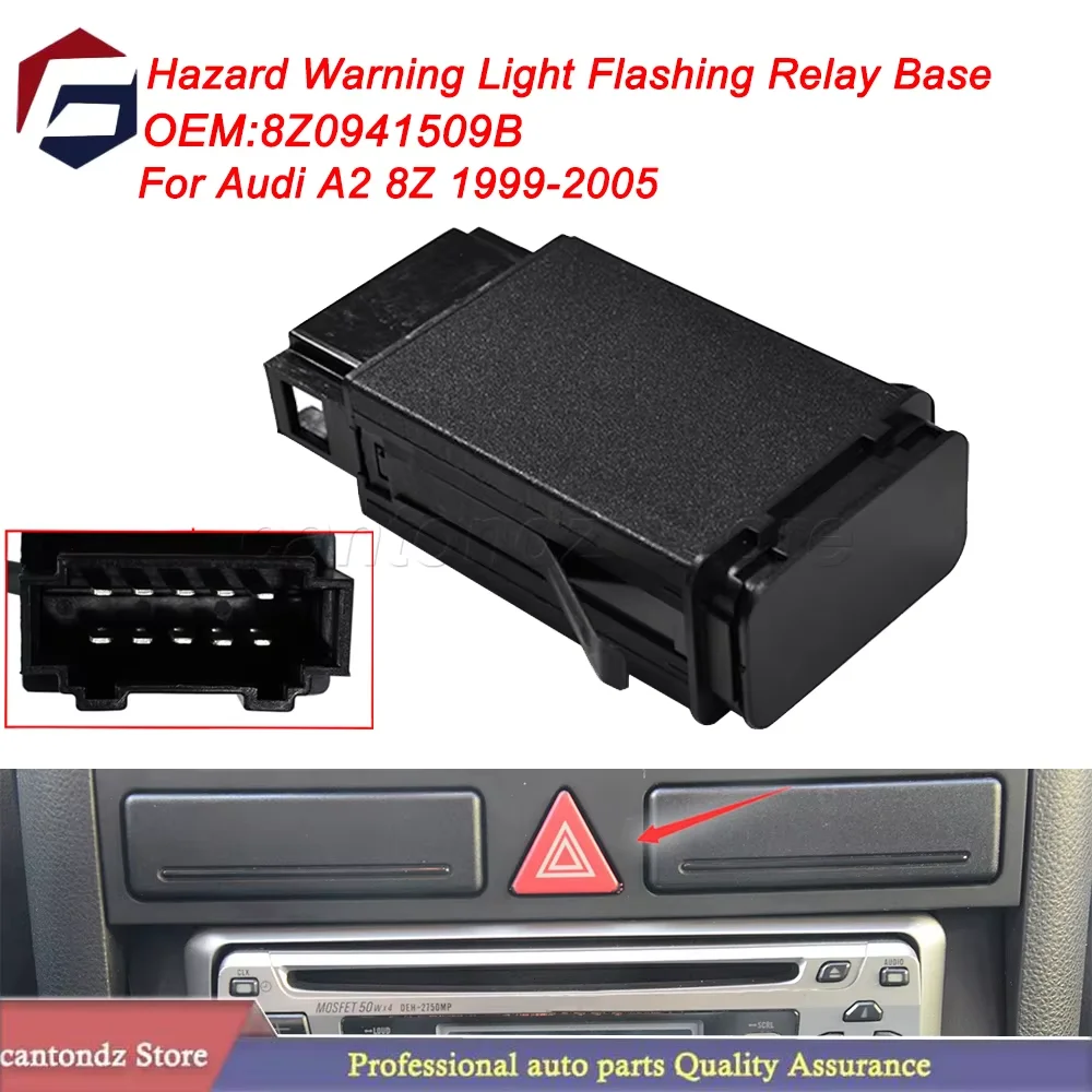 

8Z0941509B Hazard Warning Light Flashing Relay Base Repair Replacement For Audi A2 8Z 2000-2005