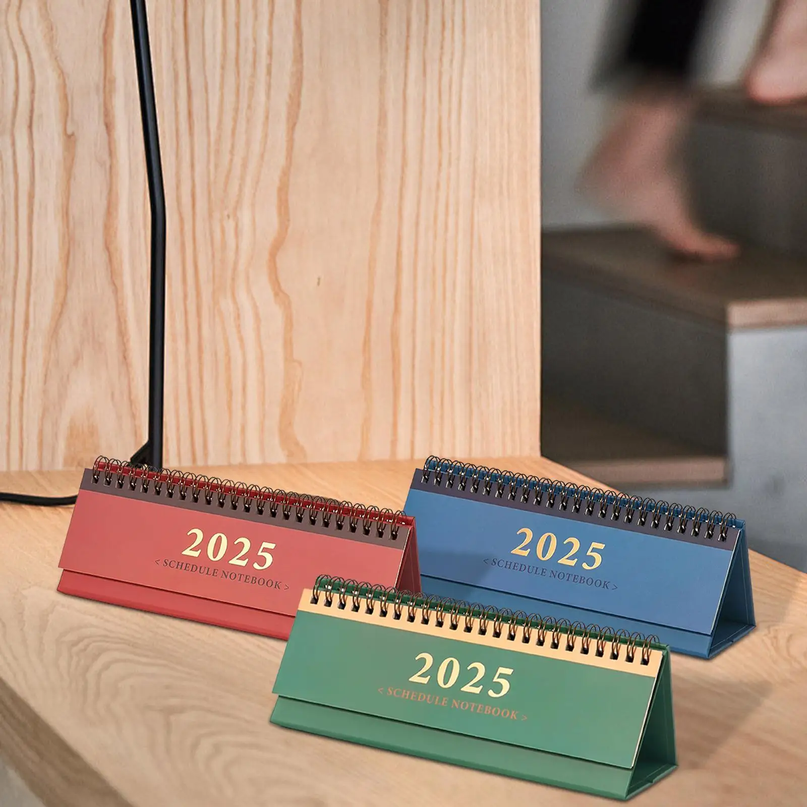 Calendario da tavolo 2025 - Esegue da gennaio 2025 fino a dicembre 2025 - Piccolo calendario da tavolo ribaltabile del 2025