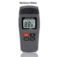 AT21-MT-15 Wood Moisture Meter Timber Damp Detector Digital Tester Tree Wood Humidity Tester Hygrometer Grey