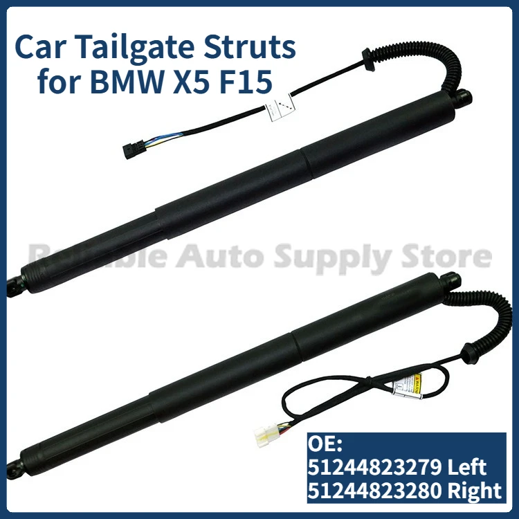 

1 Pair(2pcs) of Car Tailgate Struts OE 51244823279 Left 51244823280 Right for BMW X5 F15 Electric Tailgate Lift Support Rod