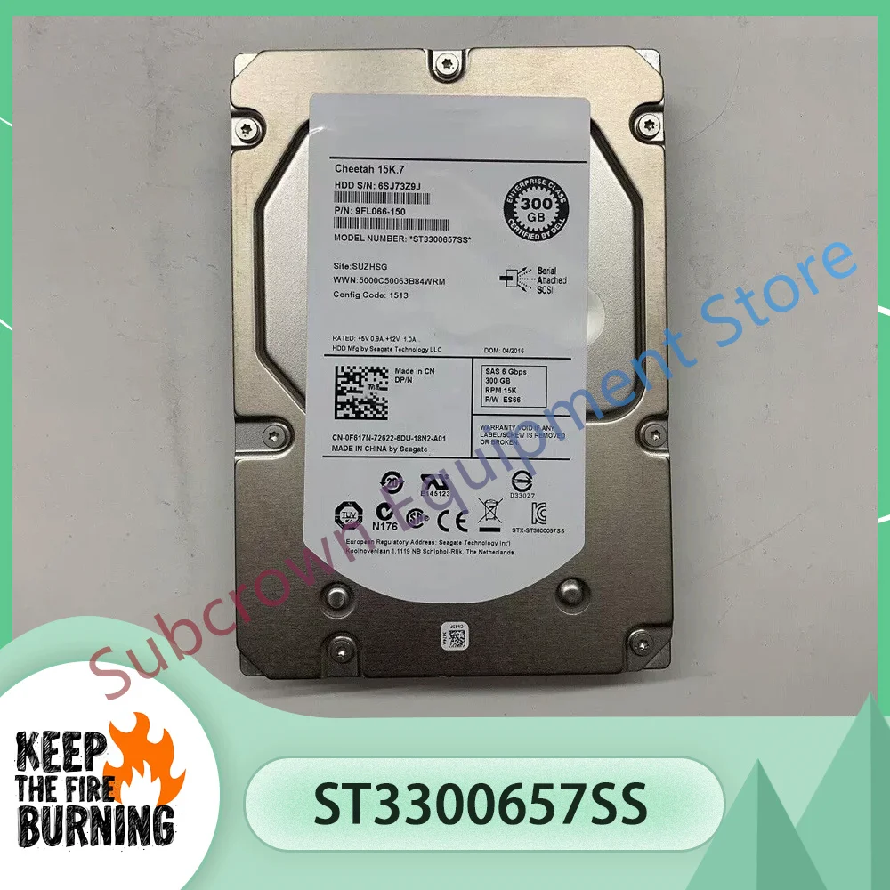 

For DELL R720 2950 2900 R910 Server Hard Drive 300G 15K 6GB ST3300657SS HDD