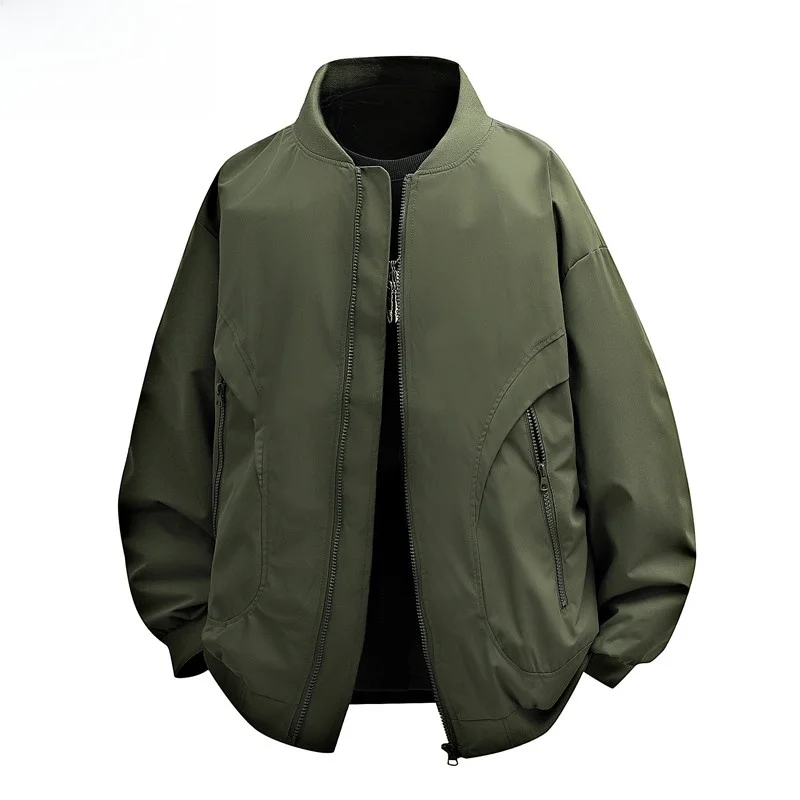 

Wassup Nuraya Casual Loose American Sle Baseball Jaet Pilot Outerwear for Teens Spring Autumn Outdoor Polyester Fiber