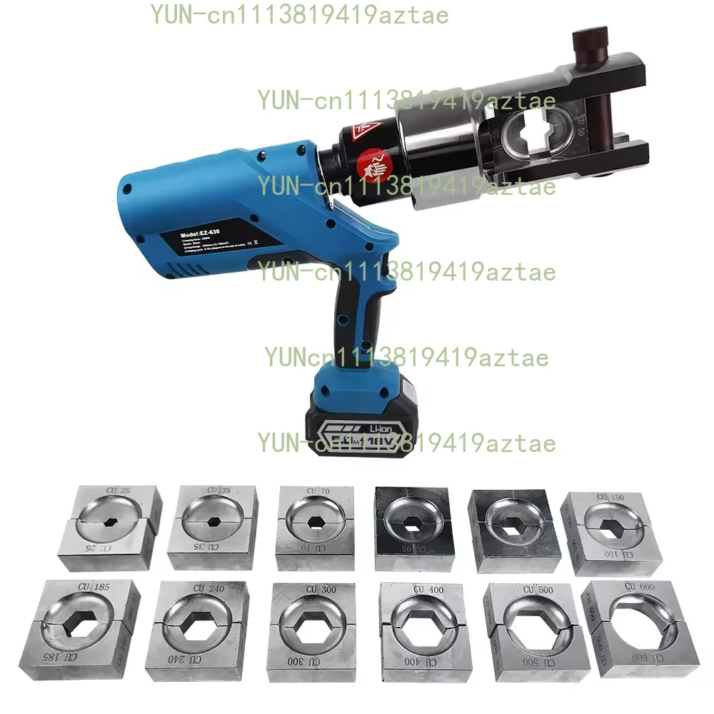 EZ-630 Battery Powered Hydraulic Pliers 25-630 Sqmm Hydraulic Crimping Tools