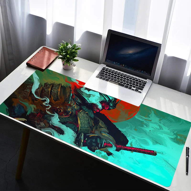 

Mouse Pad PC Non Slip Rubber Cartoon HD Mousepad Laptop Gamer Cabinet Keyboard Pad Office Computer Gaming Samurai Desk Mouse Mat