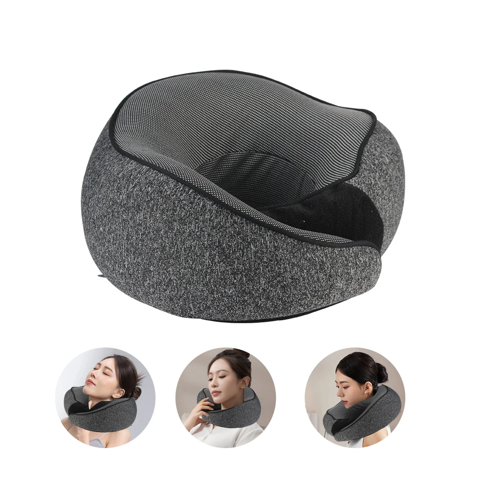 Portable U-Shaped Pillow Undeformable Airplan Travel Neck Pillow Travel Neck Cushion Durable U-Shaped Travel Pillow