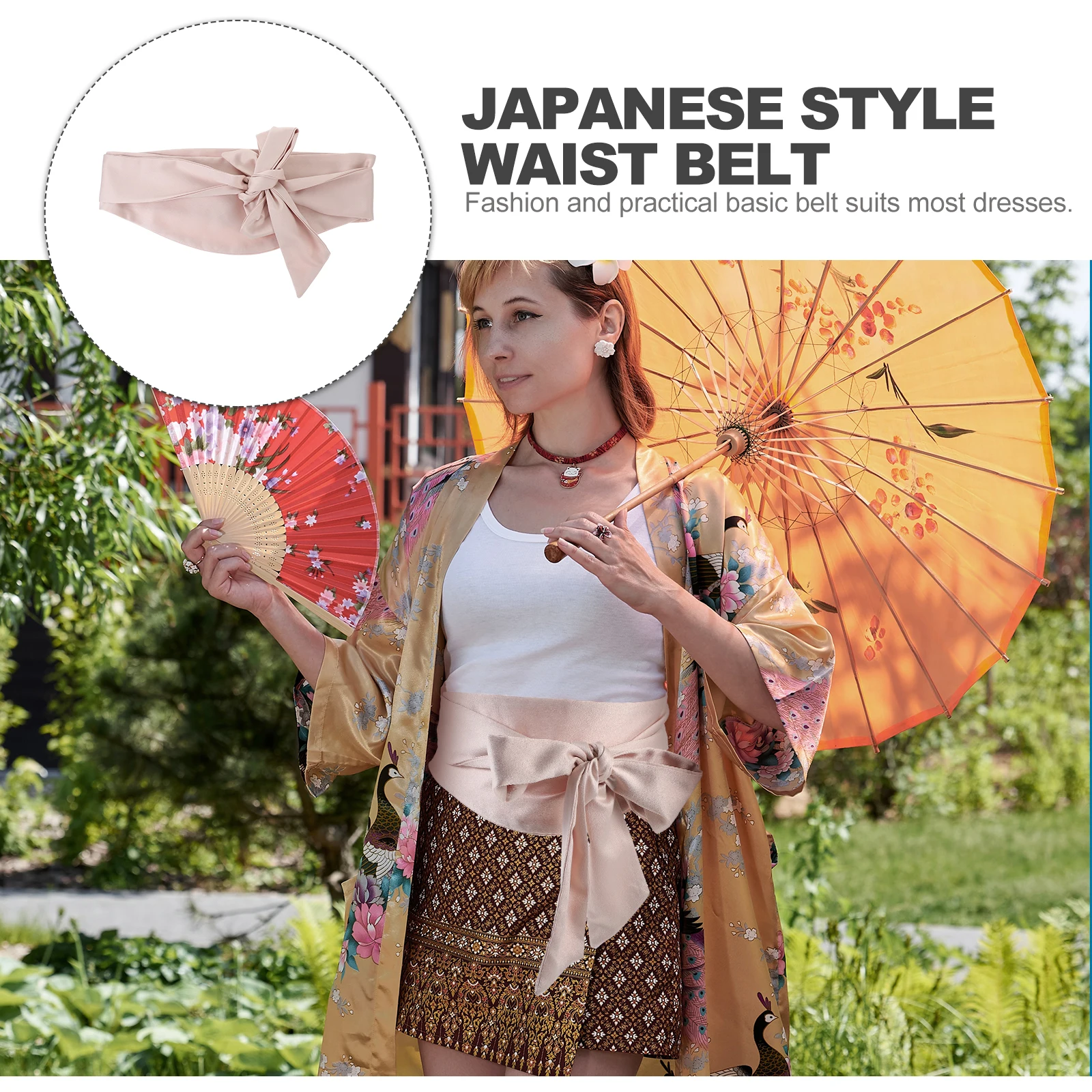 

Embroidery Waist Belt Woman Belts Wide B Vintage Party Practical Design Classic Japanese Style Fashion Elegant Suitable Wedding