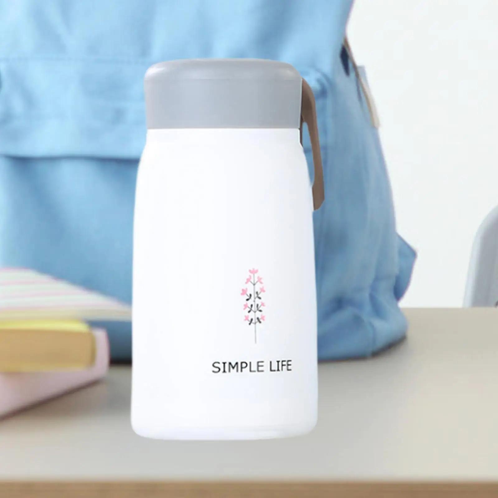 Insulated Water Bottle for Mug 360ml Portable Creative Insulated Tumbler with Lid for Travel Outdoor Activities