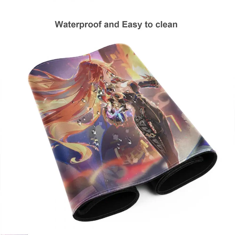 Citlali Mavuika Mouse Pad Genshin Impact Pyro Archon Mousepad Genshin Computer Pad Anime PC Gaming Accessories Desk Mat