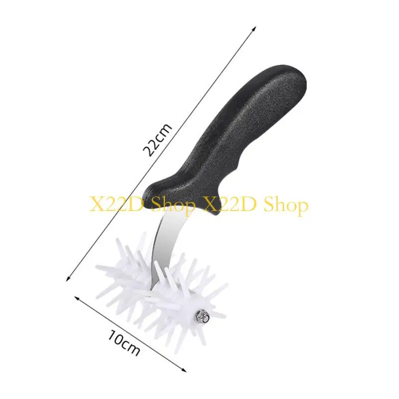 X22D Professional Pizza Dough Tool Dough Docker Roller Kitchen Pie Hole Maker #6