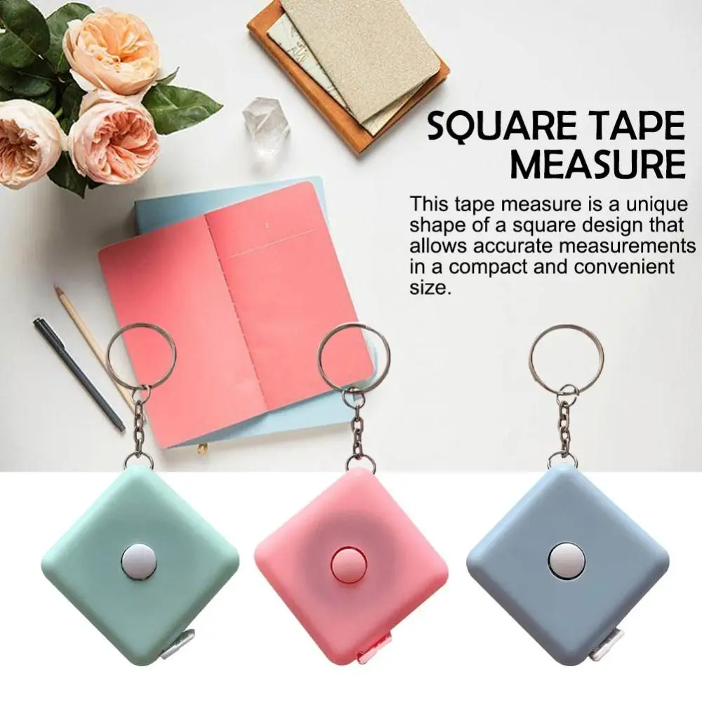 Mini Tape Measure Retractable Square Tape Measure Clothes Measuring Tape And Body Measuring Tape Sewing Accessories