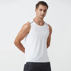 Racing Vest Sleeveless Quick-drying Fitness Undershirt Summer Running Sports Vest Men's Lightweight Punched Marathon