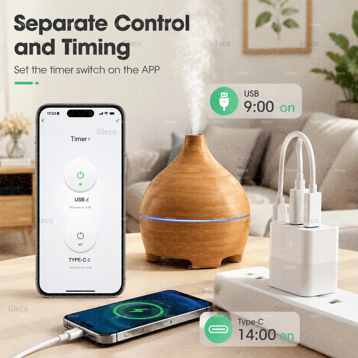 Zigbee USB-Adapter-Schalter 5V Mini TYPE-C USB-Stromadapter Smart Life Steuerung über Alexa Google Home Assistant TUYA 2MQTT Gateway – Detail 5