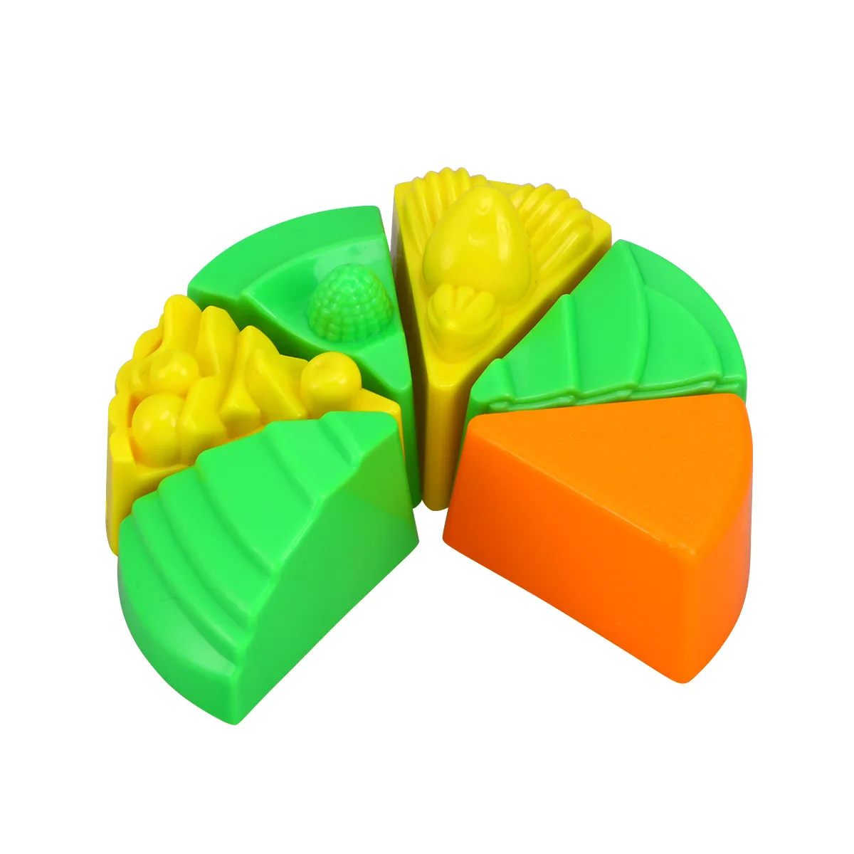 

Набор из 6 премиальных пластиковых форм для песка и торта для детей: развивающий, творческий подарок для пляжных игр и песочницы, для развития навыков распознавания цветов