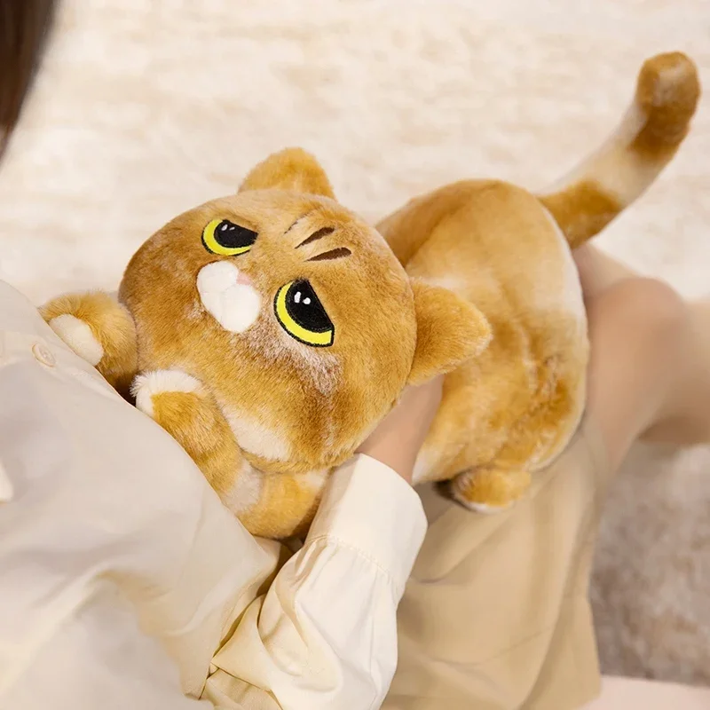 40-75 cm süße schwarze Katze Plüschtier Puppe Kawaii große kuschelige Kissen Kissen Ins schwarze Katze Plüschtier Puppe für Jungen Mädchen Geburtstagsgeschenke