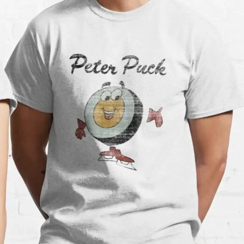 Peter Puck Hockey T shirt 70s 100 Premium Cotton